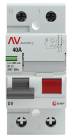 УЗО  EKF rccb-2-40-300-s-av