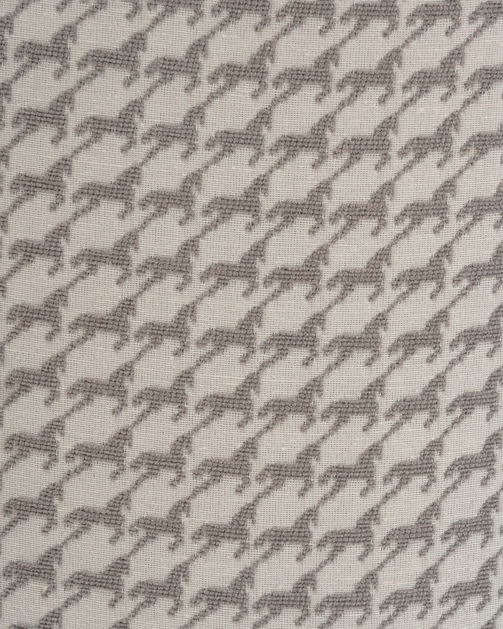 Стул Касаденика велюр серый, спинка гобелен лошадки