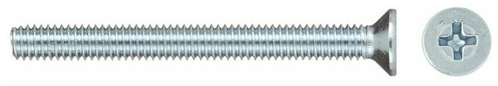 ВИНТ СТРОЙБАТ С ПОТАЙНОЙ ГОЛОВКОЙ ОЦИНК DIN 965 М 4Х40 9ШТ