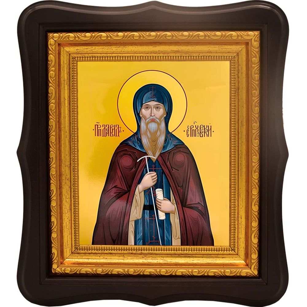 Давид Серпуховский преподобный. Икона на холсте.