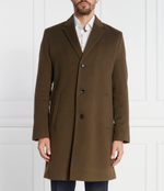 Хлопковое пальто h-hyde-c-224 BOSS BLACK - коричневый(50485199)