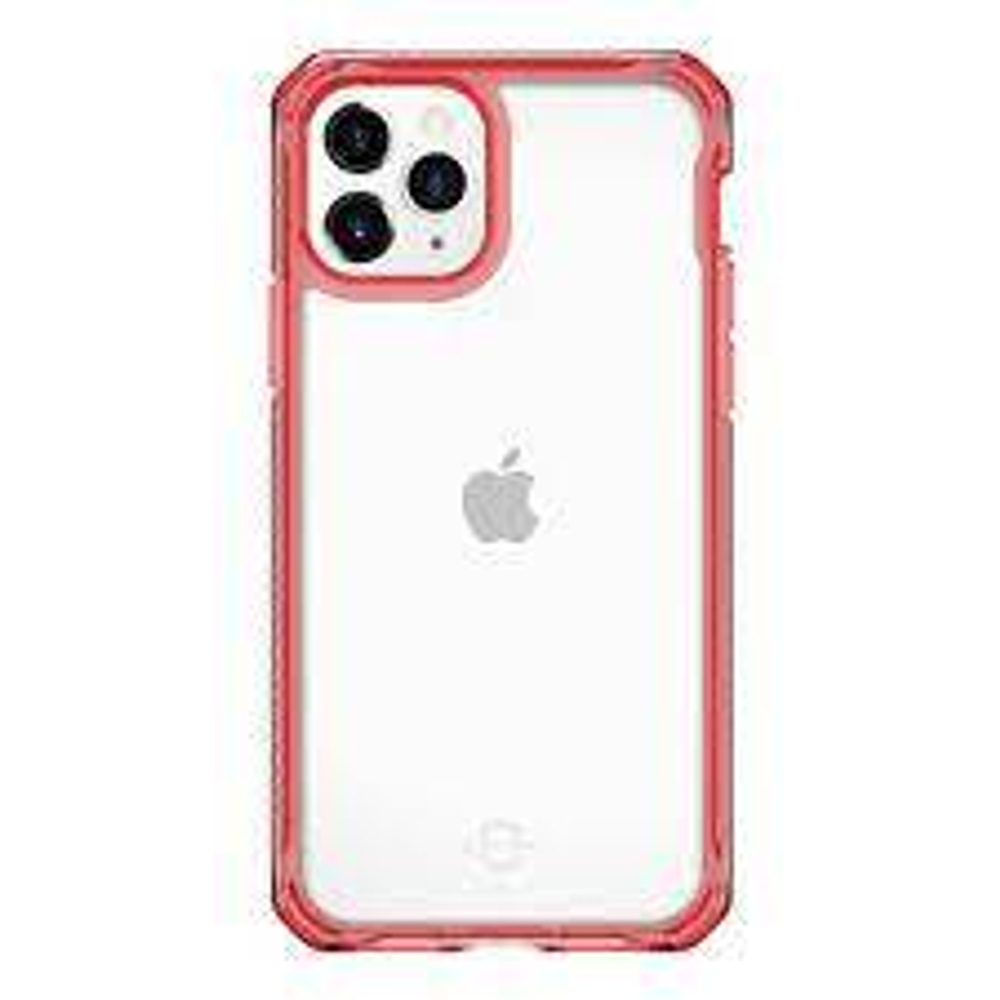 Накладка iPhone 11Pro (5.8") силикон transp кнопки Red Coblue