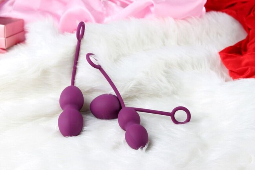 Комплект из трех шариков Nova Ball (сливовый) (Цвет: сливовый)