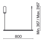 Подвесной светильник Maytoni MOD246PL-L16BSK