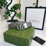 Gucci Двухсторонний кожаный ремень