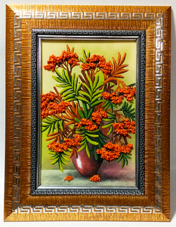 Картина " Рябина" 39-29см