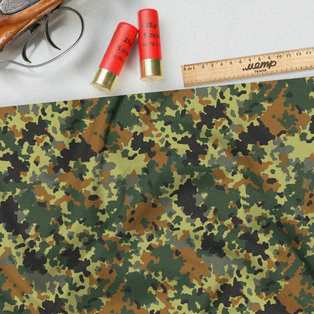 Ткань блэкаут песочно-зеленый хаки