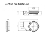 Душевой лоток Pestan Confluo Premium Line 450 мм