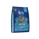 Сухой корм для котят Brit Premium Cat 2кг Kitten курица