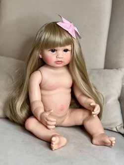 Кукла Реборн виниловая 55см в пакете (FA-012)