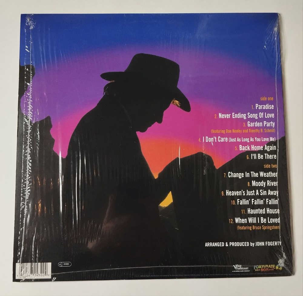 Винтажная виниловая пластинка LP John Fogerty The Blue Ridge Rangers Rides Again (EU 2009)
