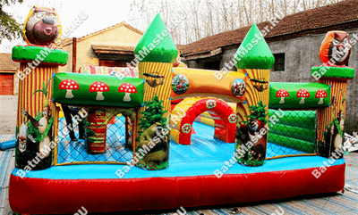 Надувной батут "Медвежата"