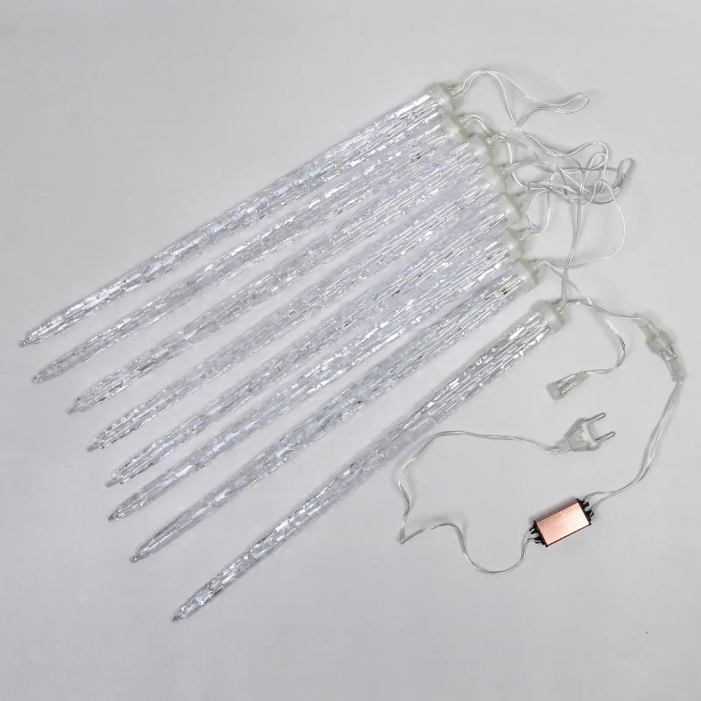 Гирлянда для улицы «Сосулька» 3,0 м*42 см 288 ламп LED, IP-54, Синий (8 трубок)