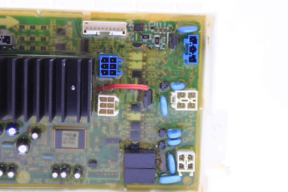 Модуль управления стиральной машины LG F12U1HDM1N (В сборе с пластиком)