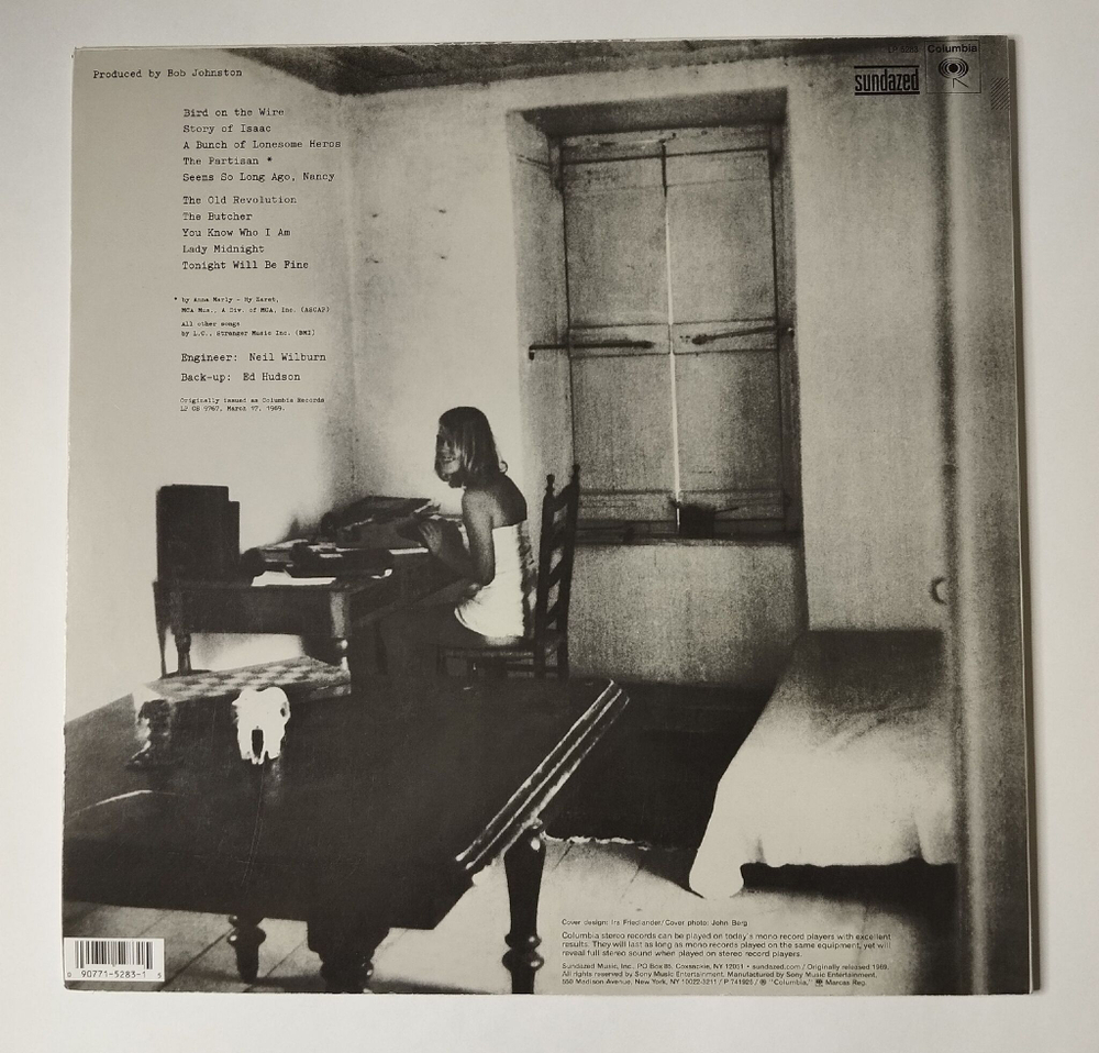 Винтажная виниловая пластинка LP Leonard Cohen Songs From A Room (USA 2009)