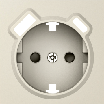 Накладка для розетки Schuko с зарядным устройством USB A+C,  со шторками 16A 250В,  матовый кашемир,  серия A07