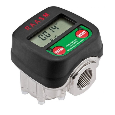Цифровой счетчик литров для масла 70 л/мин, подключение F/F 3/4", ECODORA (Италия)
