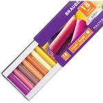 Пастель сухая художественная BRAUBERG ART DEBUT, 18 цветов, круглое сечение, 181460