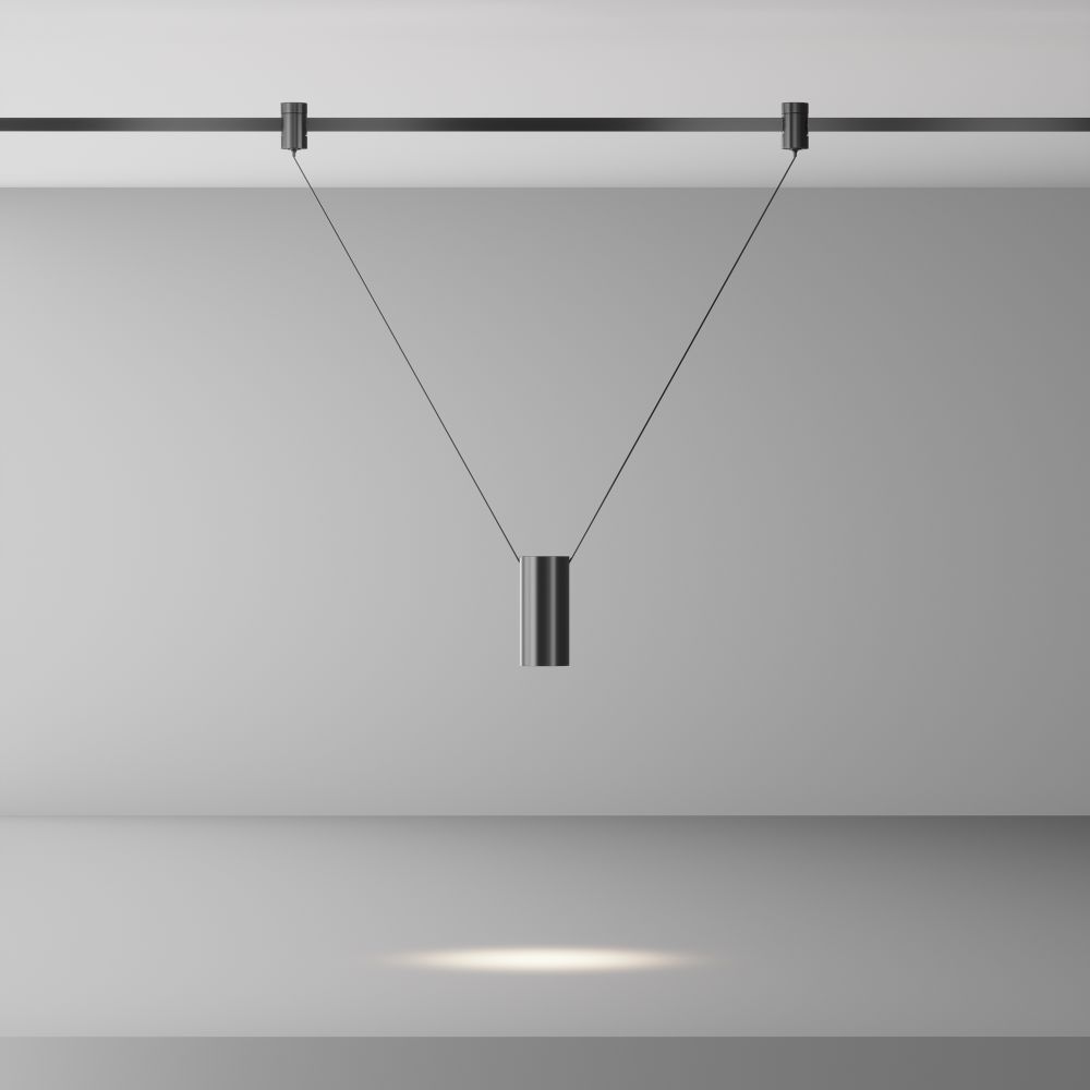 Трековый магнитный светодиодный светильник Maytoni Flarity   TR157-1-12W4K-B