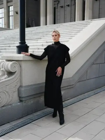 Платье из трикотажа джерси