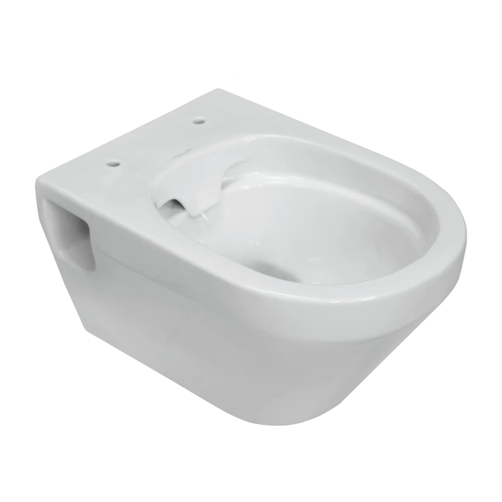 Унитаз подвесной "Novel" безободковый (сид. дюро м/лифт slim, clip up) (Sanita Luxe)