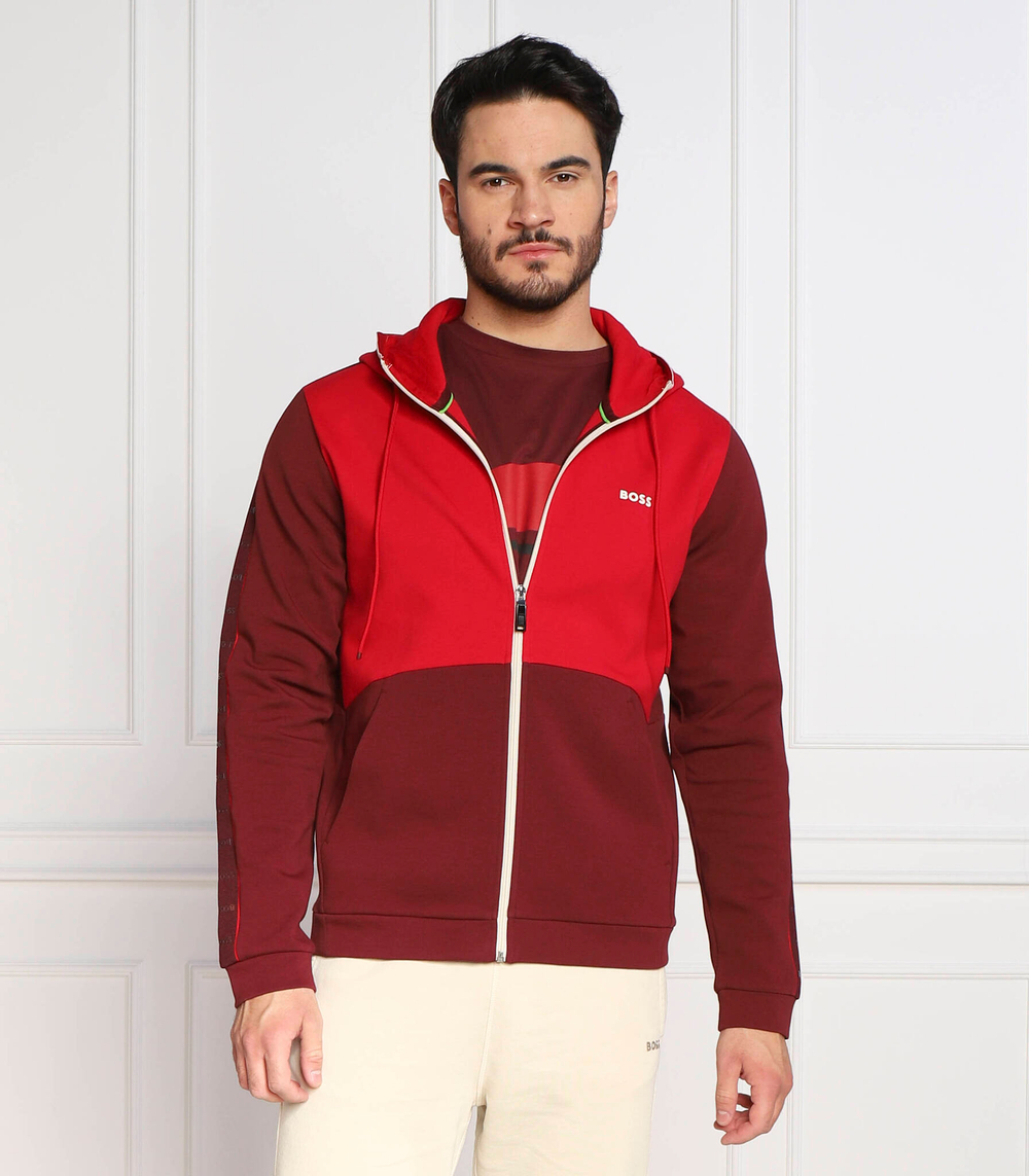 Худи saggy 1 BOSS GREEN - бордовый(50477042)