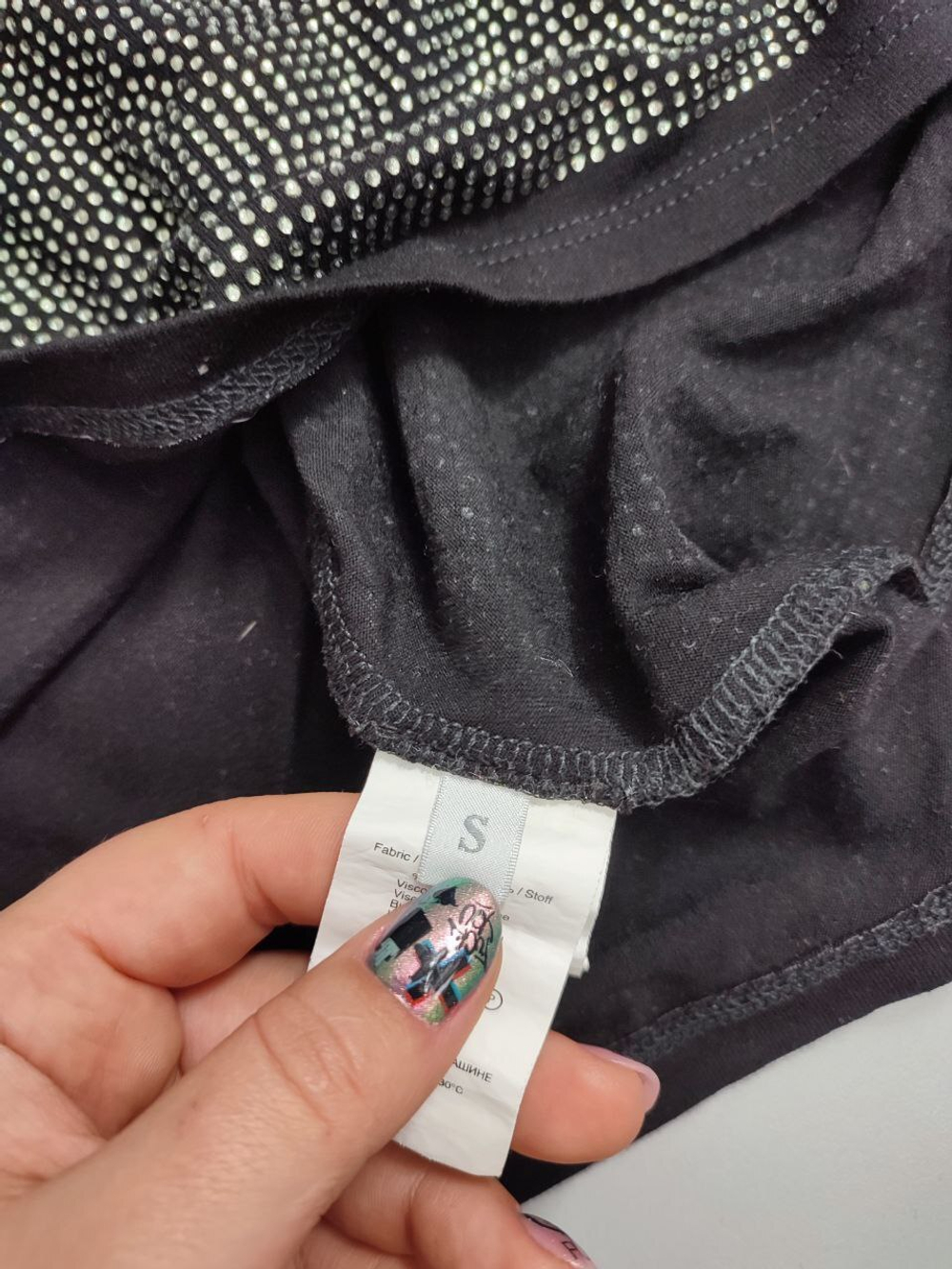 Футболка Braccialini со стразами 44 размер