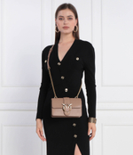 Кожаная сумка через плечо LOVE ONE MINI Pinko - коричневый(100059 A0F1)