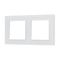 Рамка стеклянная FRM-GLARE-GS-2-WH Arlight 043796