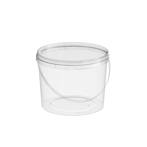 Ведро с ручкой 1л. d131, h120 с крышкой с плом. 200шт/упак