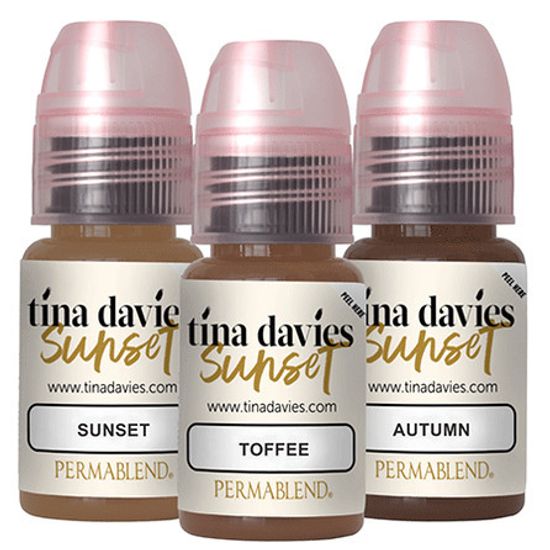 Perma Blend. Пигмент для татуажа бровей "Tina Davis Autumn"