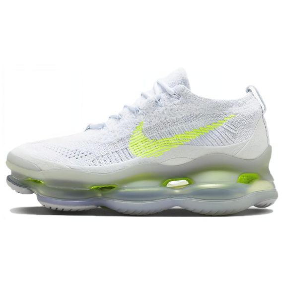 Nike Air Max Scorpion Беговые кроссовки Низкие Топ Бело-зеленые Женские