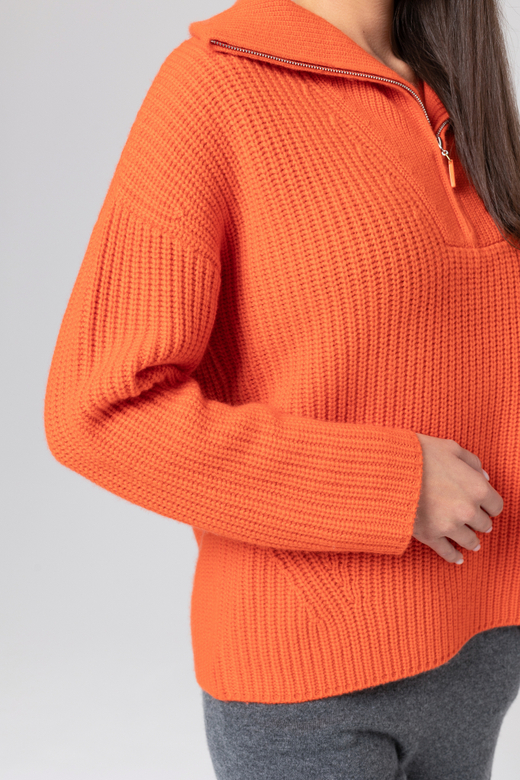 Кашемировый свитер с застежкой