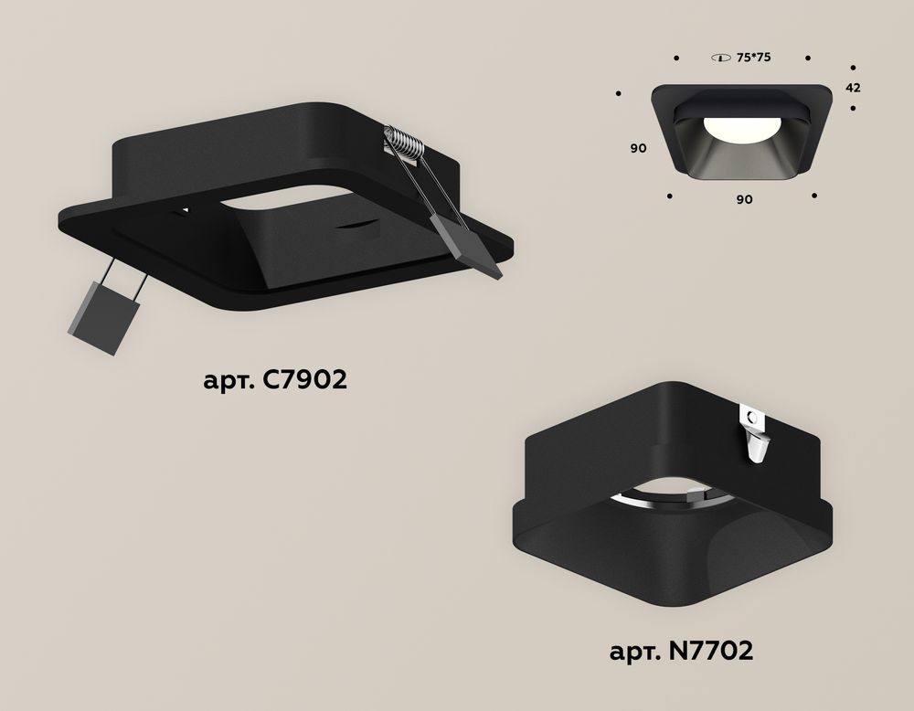 Встраиваемый светильник Ambrella Light Techno XC7902002 (C7902, N7702)