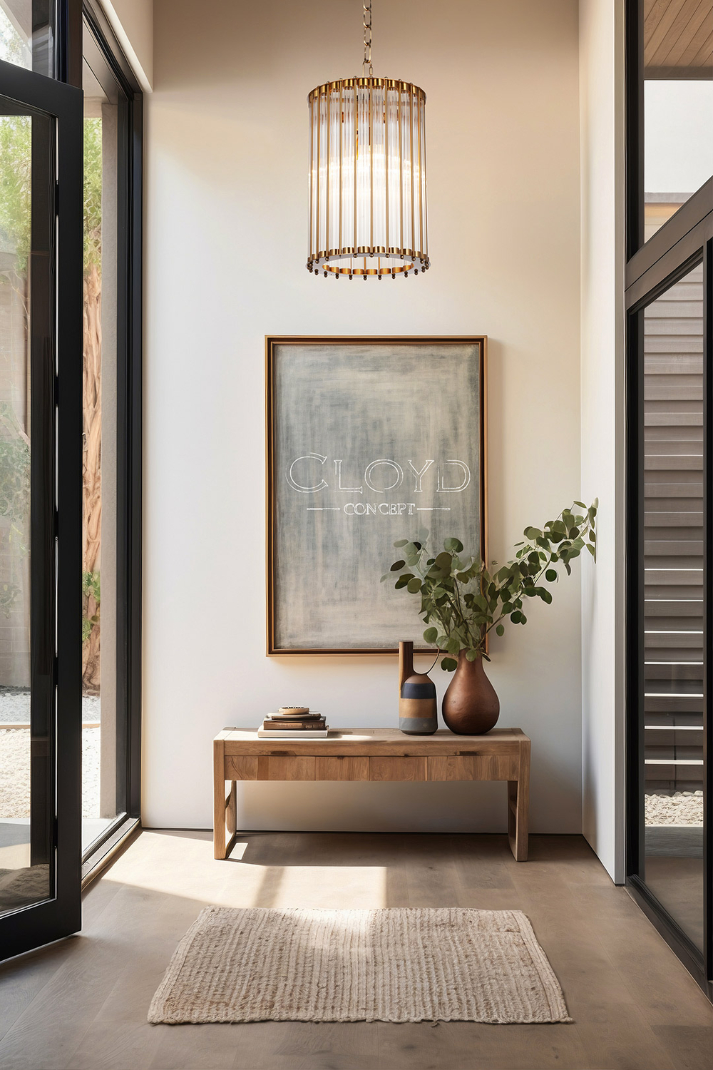 Подвесной светильник Cloyd RODERIC P3 / Ø29 см - латунь брашир. (арт.10640)