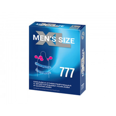 Насадка стимулирующая MENS SIZE 777 (Цвет: прозрачный)