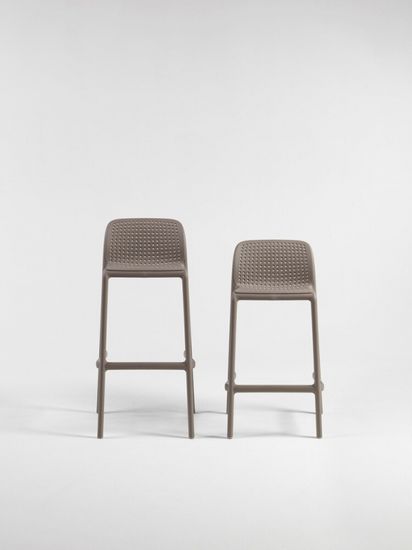 Стул пластиковый барный Lido тортора