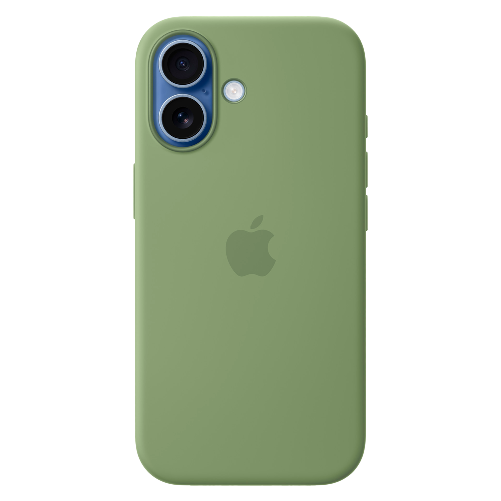 Силиконовый чехол Apple Silicone Case with MagSafe для iPhone 17, Light Moss