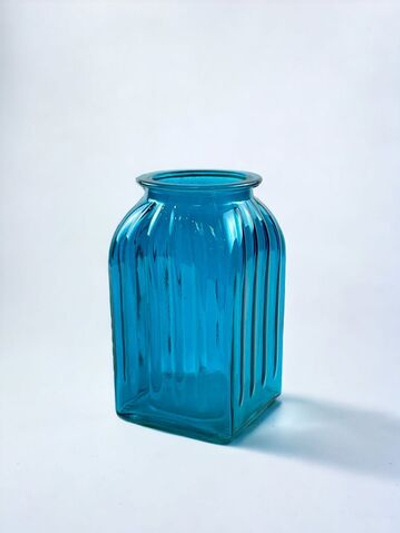 Ваза "Jar"(Ханна) "WavE" (Голубая)