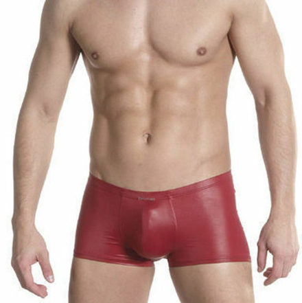 Мужские трусы хипсы Olaf Benz бордовые  Boxer OB00023