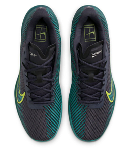 Мужские кроссовки теннисные Nike Zoom Vapor 11 - gridiron/mineral teal/action green/bright cactus