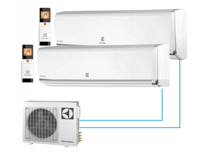 Мульти сплит система Electrolux на 3 комнаты (21+21+21 кв.м) HM FMI