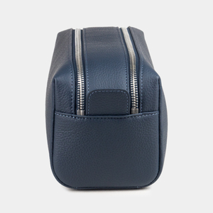 Несессер Voyageur из кожи теленка, синего цвета