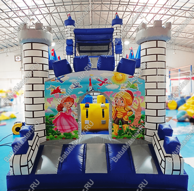 Надувная полоса препятствий "Дворцовое средневековье"