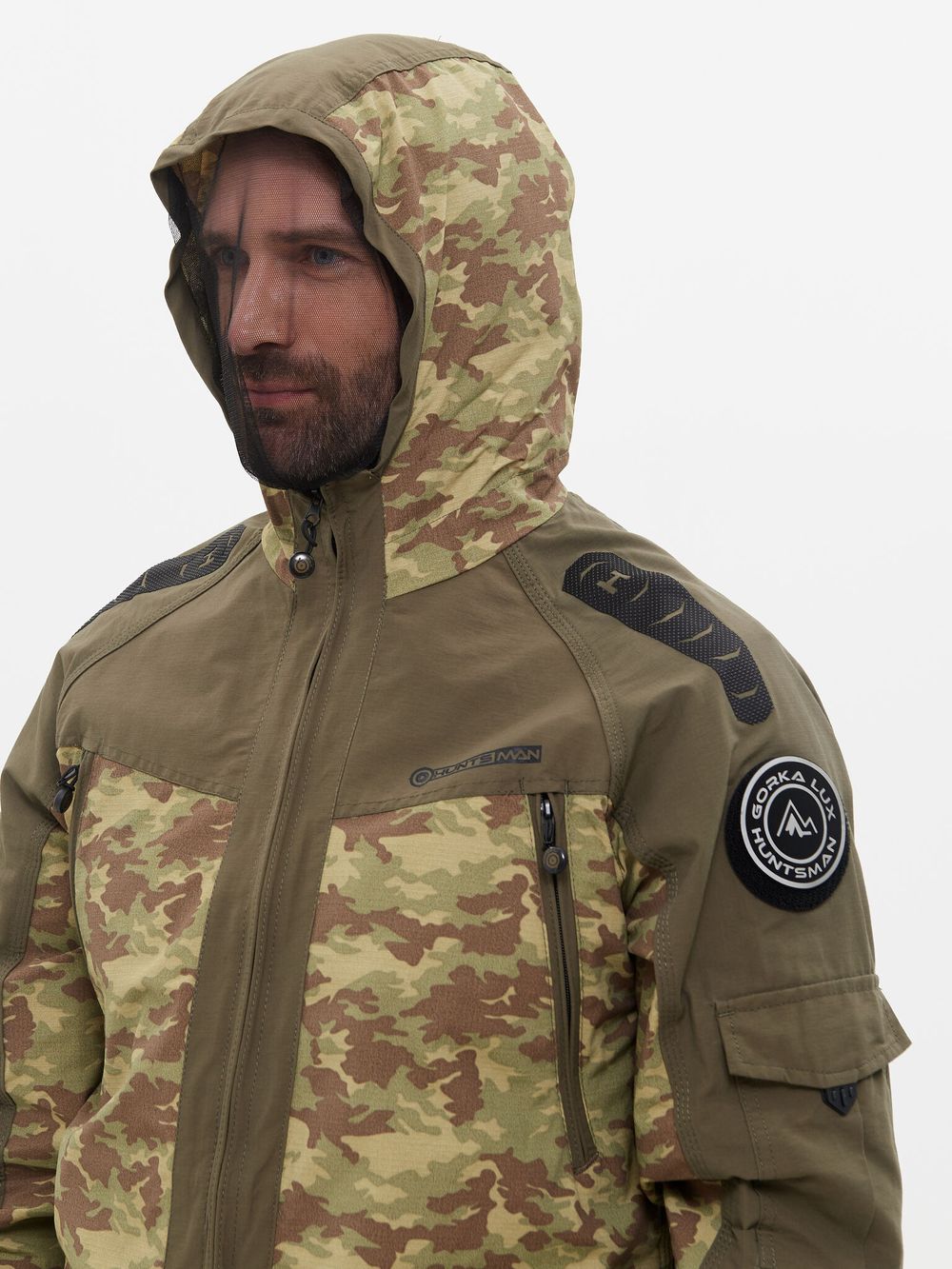 Костюм летний Горка-Люкс ткань Nylon Cotton Рип-Стоп цвет Хаки/MV-23