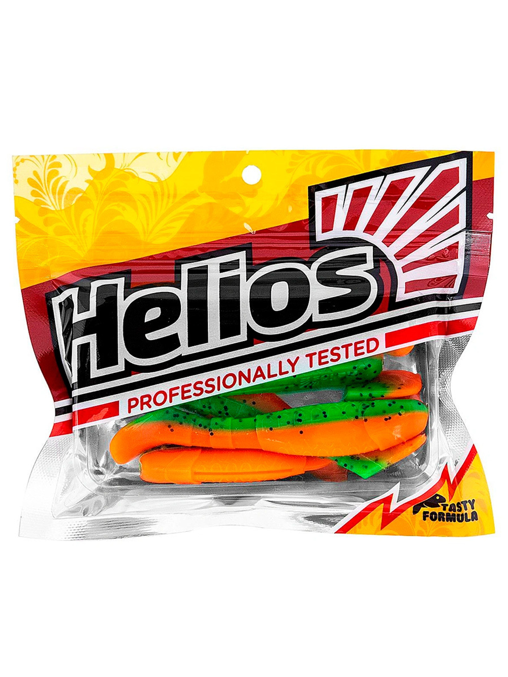 Виброхвост Helios Chubby 3,55"/9 см White 5шт. (HS-4-001)