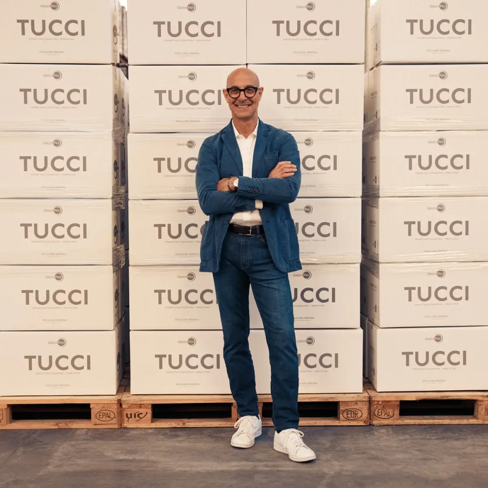 GreenPan Сотейник Stanley Tucci™ 20 см 3,78 л + крышка Off White