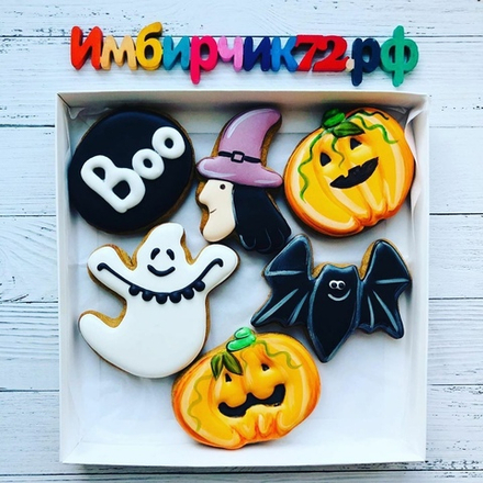 Имбирные пряники Хэллоуин