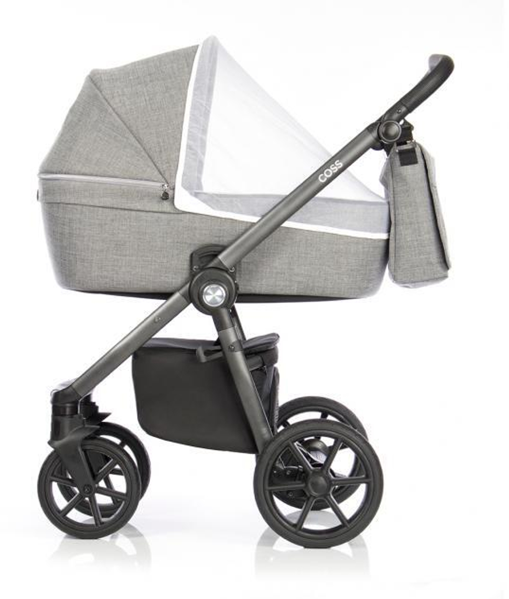Детская коляска Roan Coss 2 в 1 New 2021 Titanium (Серый)