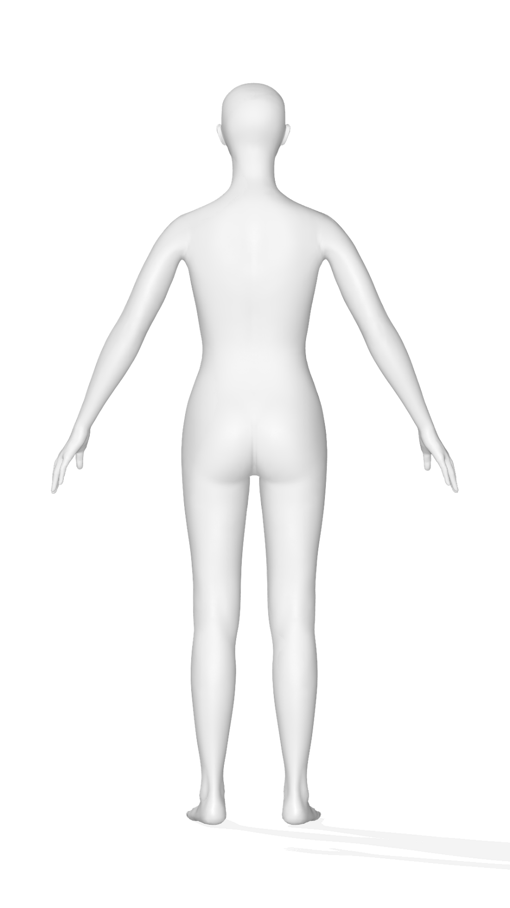 3D аватар манекена Моника